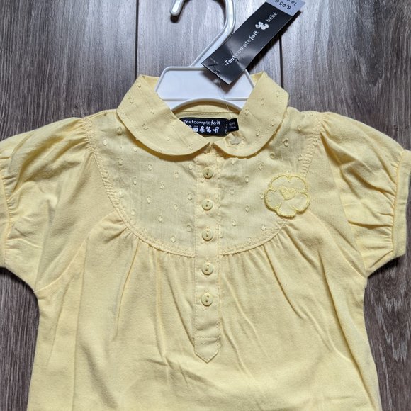 [KIDS 2/$20] NWT Baby Girl (18M) - TOUT COMPTE FAIT Swiss Dot Polo - Picture 2 of 6